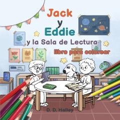 Jack y Eddie y la Sala de Lectura (libro para colorear)