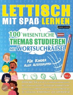 LETTISCH MIT SPAß LERNEN - FÜR KINDER