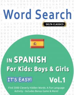 WORD SEARCH IN SPANISH FOR KIDS