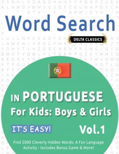 WORD SEARCH IN PORTUGUESE FOR KIDS