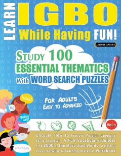 LEARN IGBO WHILE HAVING FUN! - FOR ADULTS