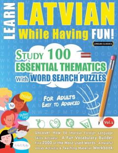 LEARN LATVIAN WHILE HAVING FUN! - FOR ADULTS