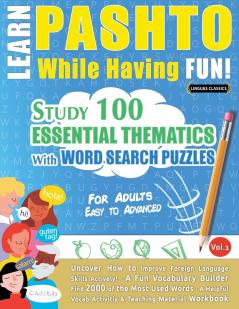 LEARN PASHTO WHILE HAVING FUN! - FOR ADULTS