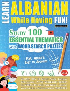 LEARN ALBANIAN WHILE HAVING FUN! - FOR ADULTS