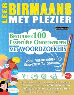 LEER BIRMAANS MET PLEZIER - VOOR VOLWASSENEN