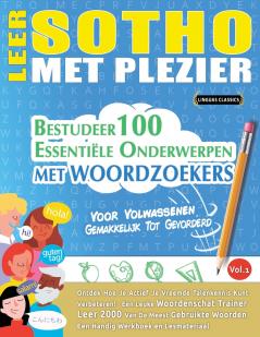 LEER SOTHO MET PLEZIER - VOOR VOLWASSENEN
