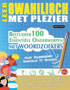 LEER SWAHILISCH MET PLEZIER - VOOR VOLWASSENEN