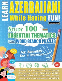 LEARN AZERBAIJANI WHILE HAVING FUN! - FOR BEGINNERS