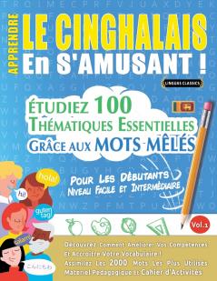 APPRENDRE LE CINGHALAIS EN S'AMUSANT - POUR LES DÉBUTANTS