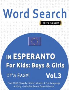WORD SEARCH IN ESPERANTO FOR KIDS