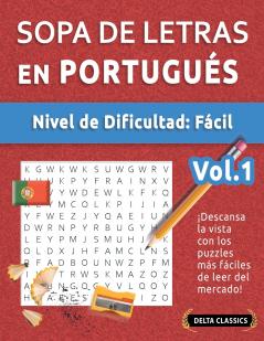 SOPA DE LETRAS EN PORTUGUÉS - NIVEL DE DIFICULTAD