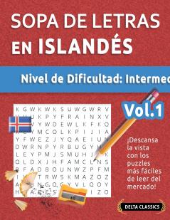 SOPA DE LETRAS EN ISLANDÉS - NIVEL DE DIFICULTAD