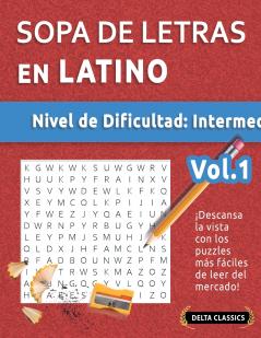 SOPA DE LETRAS EN LATINO - NIVEL DE DIFICULTAD