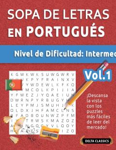 SOPA DE LETRAS EN PORTUGUÉS - NIVEL DE DIFICULTAD