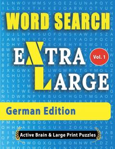WORD SEARCH Extra Large - German Edition