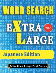 WORD SEARCH Extra Large - Japanese Edition