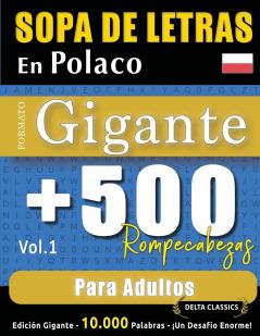 SOPA DE LETRAS EN POLACO FORMATO GIGANTE