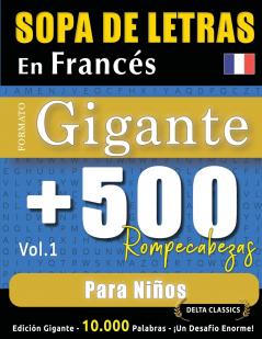 SOPA DE LETRAS EN FRANCÉS FORMATO GIGANTE
