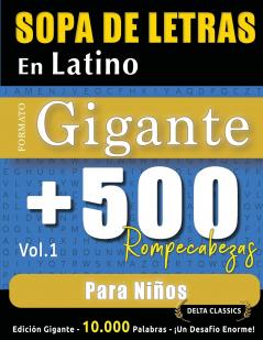 SOPA DE LETRAS EN LATINO FORMATO GIGANTE