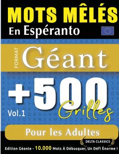 MOTS MÊLÉS EN ESPÉRANTO FORMAT GÉANT