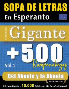SOPA DE LETRAS EN ESPERANTO FORMATO GIGANTE