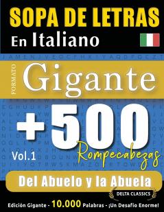 SOPA DE LETRAS EN ITALIANO FORMATO GIGANTE