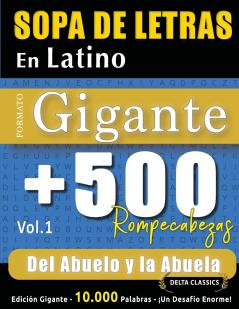 SOPA DE LETRAS EN LATINO FORMATO GIGANTE
