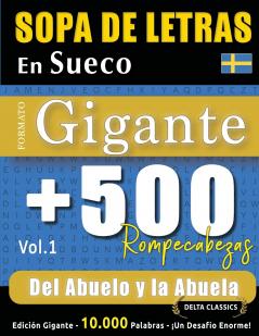SOPA DE LETRAS EN SUECO FORMATO GIGANTE
