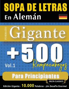 SOPA DE LETRAS EN ALEMÁN FORMATO GIGANTE