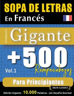 SOPA DE LETRAS EN FRANCÉS FORMATO GIGANTE