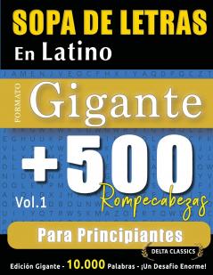 SOPA DE LETRAS EN LATINO FORMATO GIGANTE