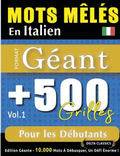 MOTS MÊLÉS EN ITALIEN FORMAT GÉANT