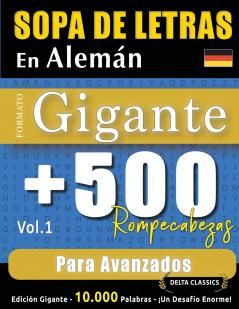 SOPA DE LETRAS EN ALEMÁN FORMATO GIGANTE