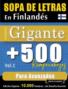 SOPA DE LETRAS EN FINLANDÉS FORMATO GIGANTE