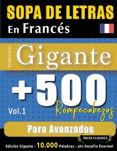 SOPA DE LETRAS EN FRANCÉS FORMATO GIGANTE
