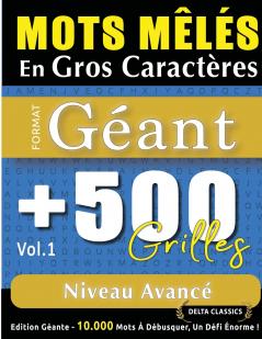 MOTS MÊLÉS EN GROS CARACTÈRES FORMAT GÉANT