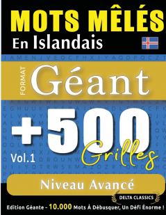 MOTS MÊLÉS EN ISLANDAIS FORMAT GÉANT