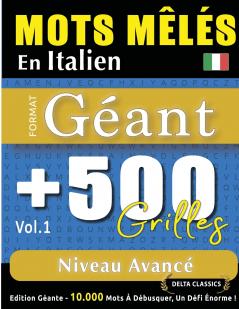 MOTS MÊLÉS EN ITALIEN FORMAT GÉANT