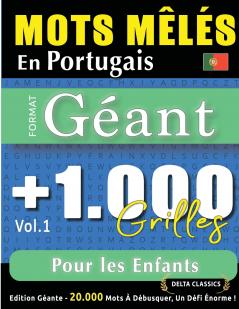 MOTS MÊLÉS EN PORTUGAIS FORMAT GÉANT