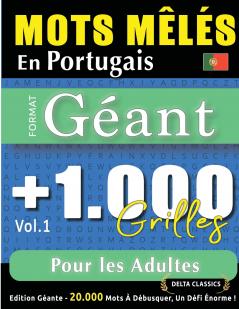 MOTS MÊLÉS EN PORTUGAIS FORMAT GÉANT