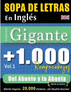 SOPA DE LETRAS EN INGLÉS FORMATO GIGANTE
