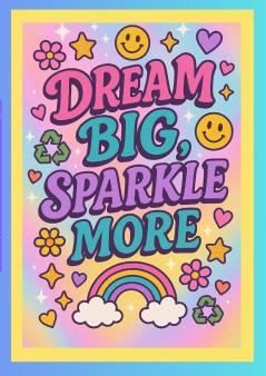 Dream Big Sparkle More Journal