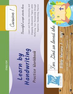 Handwriting Practice Workbook - Bible Verses 1 - NIV - Cursive Level 1