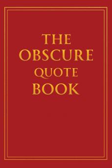 The Obscure Quote Book