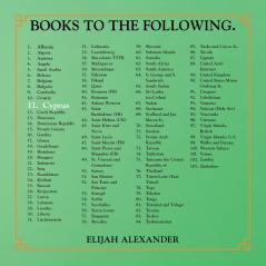 BOOKS TO THE FOLLOWING.