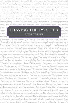 Praying the Psalter (With Others)