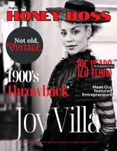 August Honey Boss Lux Magazine Vintage Issue