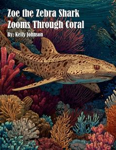 Zoe the Zebra Shark Zooms Through Coral