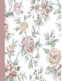 Botanical Blooms Graph Paper Notebook