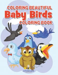 Coloring Beautiful Baby Birds Coloring Book